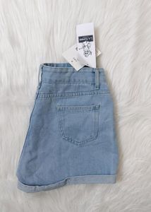 Blue Denim Shorts