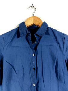 💥 PRICE DROP! Van Heusen Dark Blue Shirt (Women)