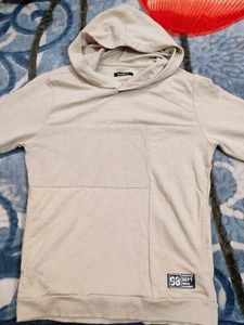 Beige Athletic Dept Hoodie