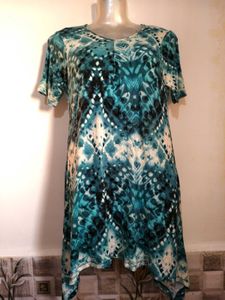 🎁Buy 2, Get 2 Free🎁Teal Patterned Dress