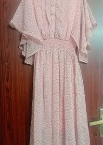 Pinkish Tint Gown Dress