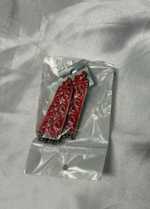 oxidized Red Fashion Dangle Earrings