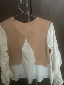 Stylish Two-Tone Blouse designer