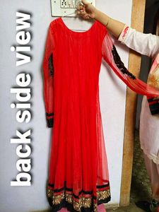 Coral Embroidered Anarkali Kurta