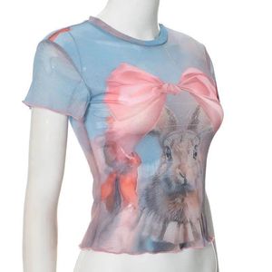 SALE‼️SAVANA Cute Bunny Graphic Tee
