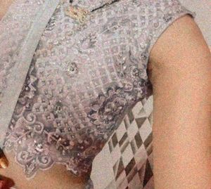 designer  crop top and duppata
