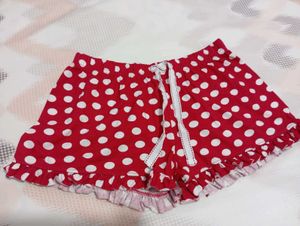 Red Polka Dot Shorts