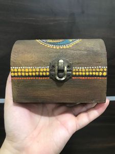 Wooden Box Handpainted