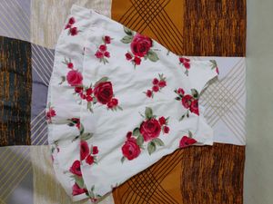 White Floral Top