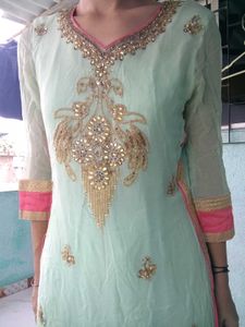 Elegant Embroidered Kurta Set