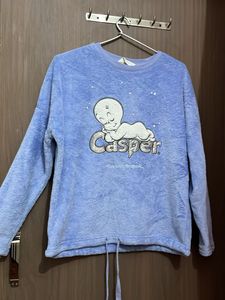 soft warm Cute Casper Pullover for M &L