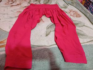 Red Embroidered Salwar Suit