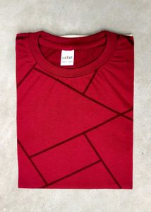 New Unused Maroon Full Sleeves T-shirt