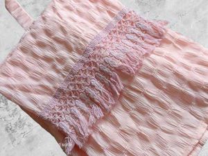 Peach Crinkle Top