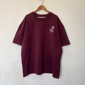 Burgundy Rose Graphic Tee