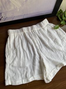 100 % Cotton Crinkle Double Gauze Shorts
