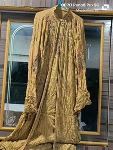 Embroidered Ethnic Suit With Dupatta