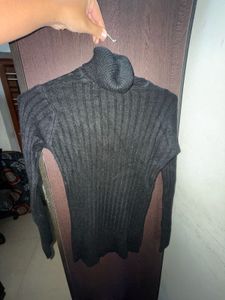 Stylish Black Turtleneck Top