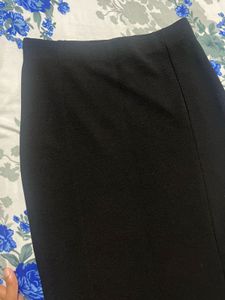 Black Midi Skirt- Small