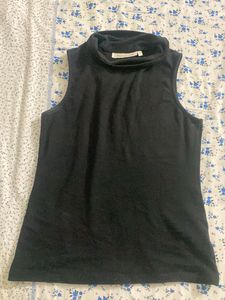Sleeveless Black Top