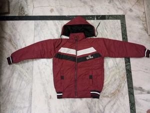 MEN BOMBER JACKET ( MAROON)