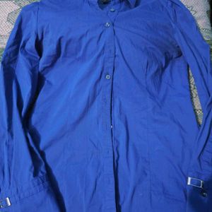 Blue Button-Down Shirt