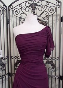 Elegant One-Shoulder Gown