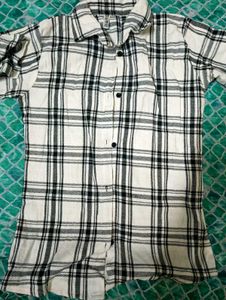 Plaid Button-Down Shirt