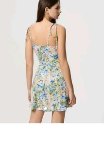 Savana Floral Strappy Tagged Dress