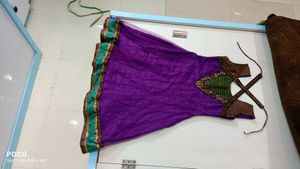 Purple Embroidered Kurta Set