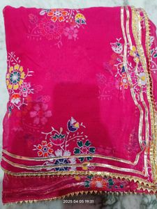 New Rose Cotton Odhni