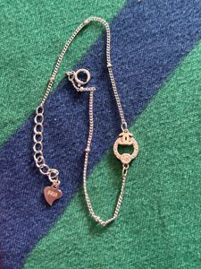 925 Hallmarked CHANEL Logo Bracelet