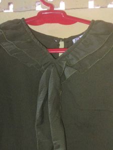 Elegant Olive Green top for girls