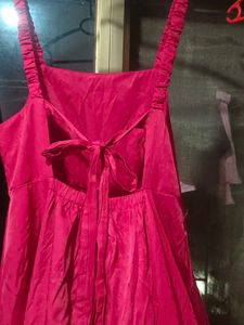 Backless Red Sundress