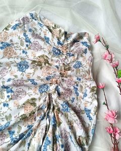 Mermaid Floral Medi Skirt