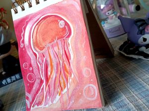 Jellyfish Watercolor Art