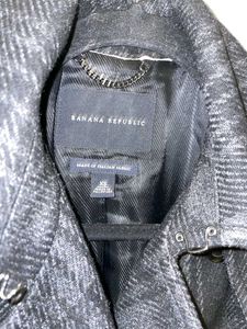 Banana Republic Women XS Italian Wool Houndstooth