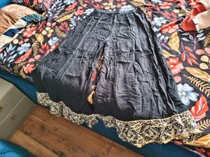 Ethnic Black flared  palazzo pant..