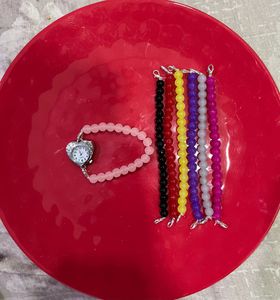 Colorful Beaded Watch Bracelet Set