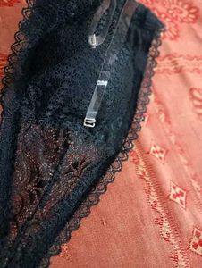 Black Lace Bra