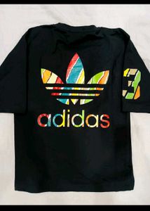 Adidas Black Graphic Tee