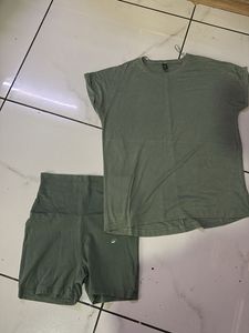 Olive Green Activewear Set