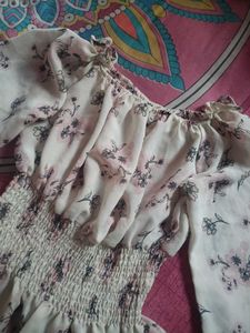 Off White Top  For Women