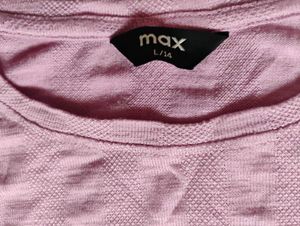 Smocked Round Neck Top 🧣