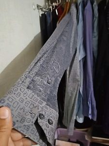 Men&#39;s Patterned Long Sleeve Shirt