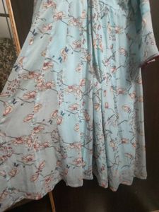 Print Full Length Gown