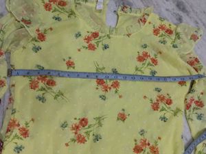 Floral Print Ruffle Top