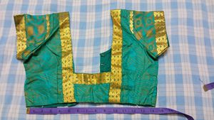 Vintage Model! Elegant Green Checkered Saree