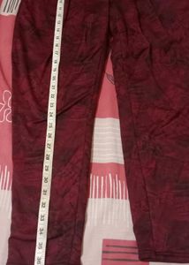 Pink Patterned Pants