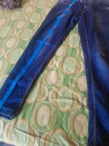 Blue Denim Jeans nd Top